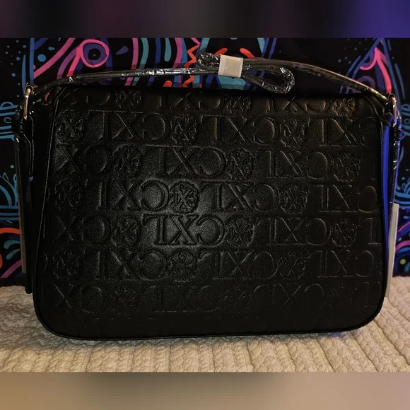 CXL By Christian Lacroix Clara Embossed Logo Shoulder Bag - Picture 5 of 12